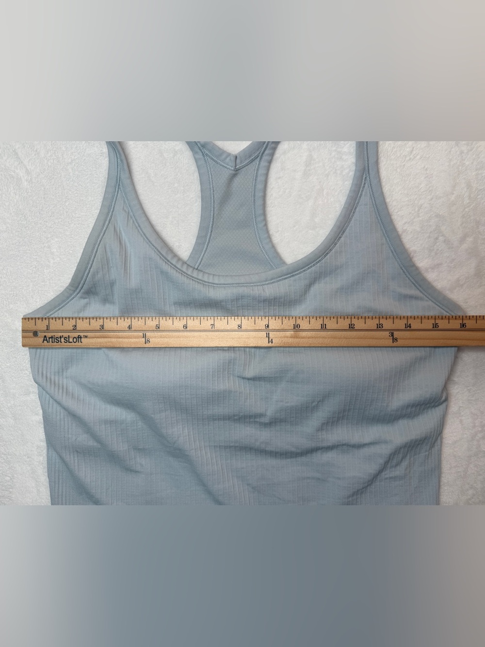 Lululemon Ebb To Street Tank Top *Light Support B/C Cup
Starch Blue Sz 10 W1AX1S - Picture 5 of 15